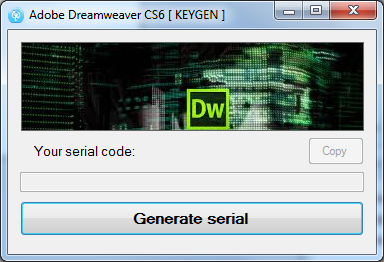 adobe dreamweaver cs6 serial number
